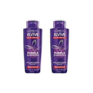 Loreal Elseve Color Vive Anti-Orange Purple Shampoo 200 ml 2 Pack Chivela