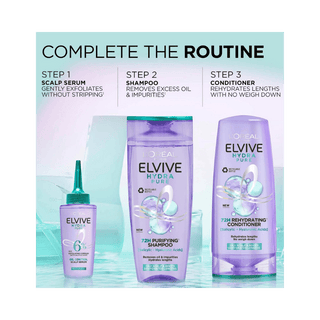 Loreal Elseve Hydra [Hyaluronic] Pure Salicylic Acid Anti-Oil Purifying Conditioner 250 ml - By Baano