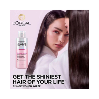 Loreal Glycolic Gloss Lamination That Seals Shine Into Hair Rinse-Off Treantment In 5 Minutes 200 ml Chivela