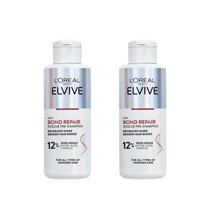 Loreal Paris Elseve Bond Repair Shampoo Treatment 200 ml - 2 Pack