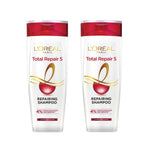 Loreal Paris Elseve Complete Repair 5 Structuring Treatment Shampoo for Damaged Hair 300 ml 2 Pack - By Baano