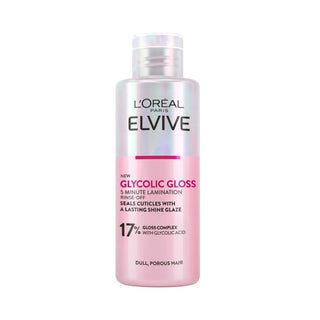 Loreal Paris Elseve (Elvive) Glycolic Gloss 3 Economic Pack Shampoo,Conditioner and Lamination Hair Care Set Chivela