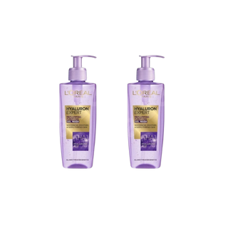 Loreal Paris Hyaluron Expert Skin Plumping Purifying Cleansing Gel 200 ml 2 Pack