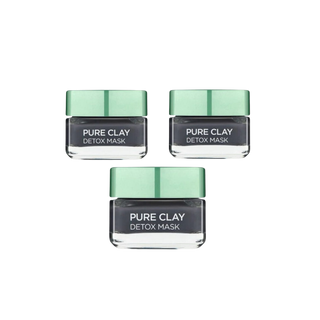 Loreal Paris Pure Clay Detox Mask 50 ml 3 Pack