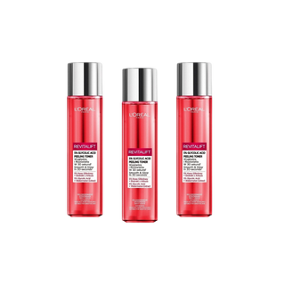 Loreal Paris Revitalift 5% Pure Glycolic Acid Peeling Tonic 180ml 3 Pack
