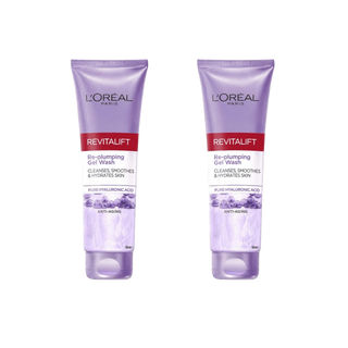 Loreal Paris Revitalift Filler Hyaluronic Acid Cleanser 2 Pack
