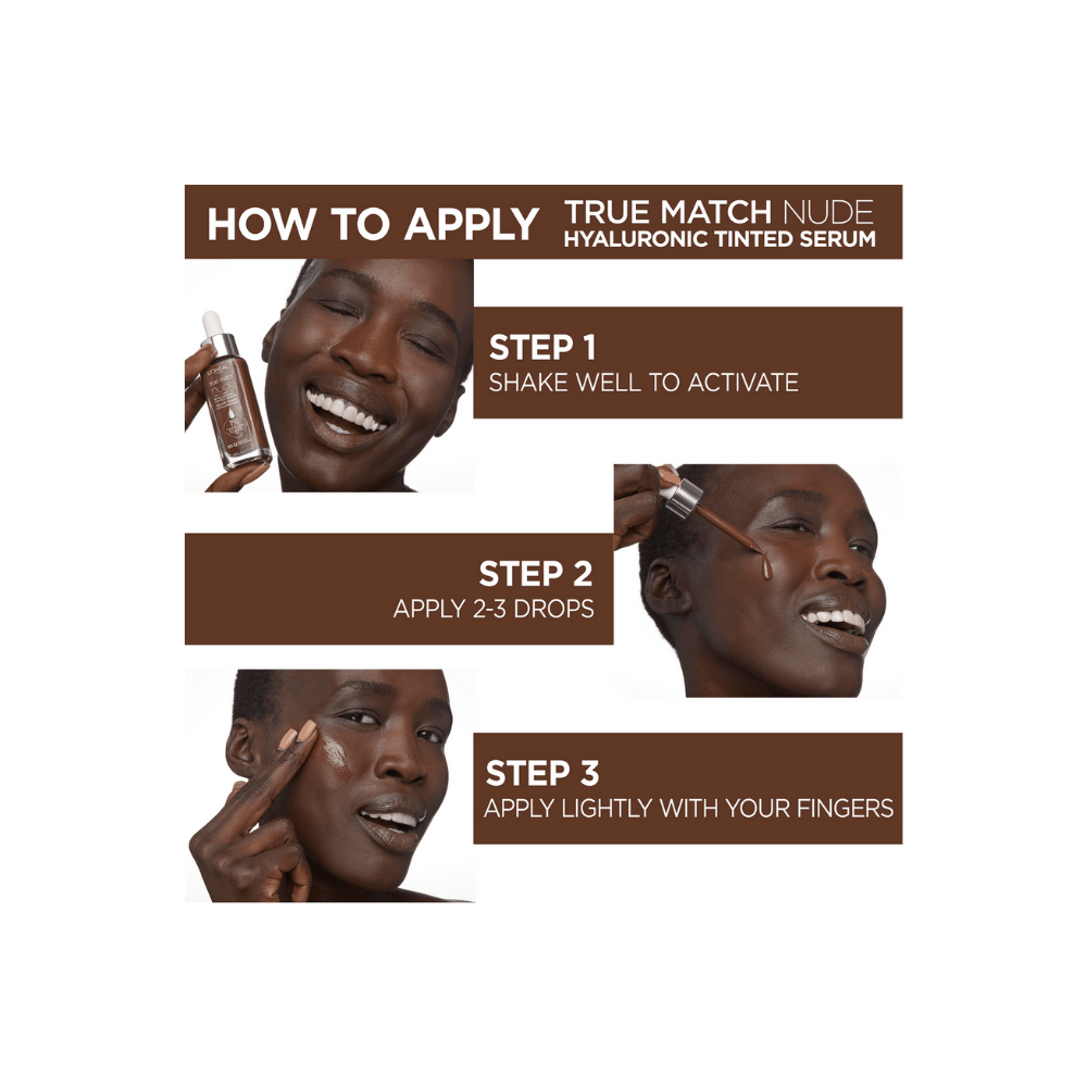 Loreal Paris True Match Nude Plumping Tinted Serum Foundation - 2-3 Light - By Baano