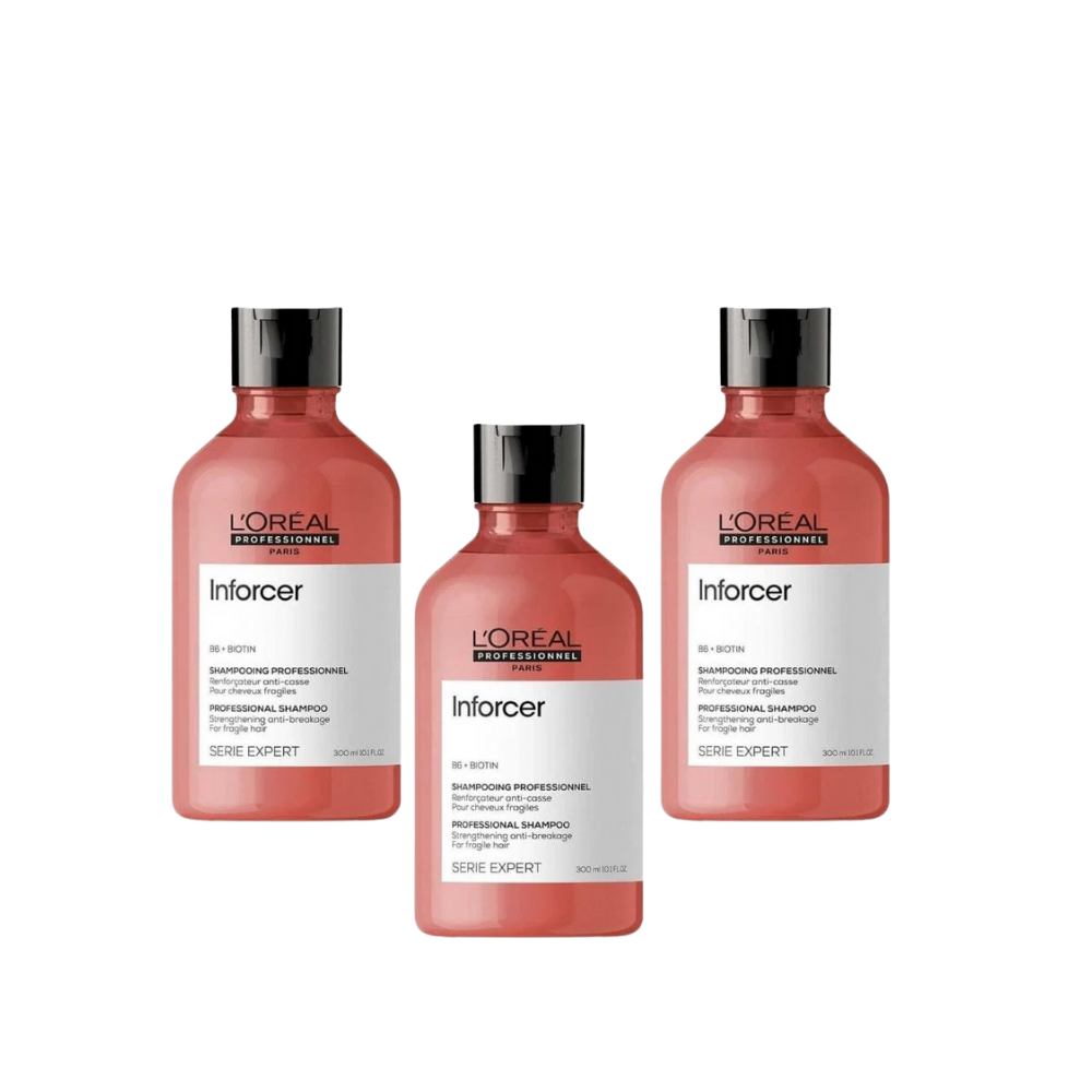 Loreal Professionnel Paris Serie Expert Inforcer Anti-Breakage Strengthening Shampoo 300 ml 3 Pack Chivela