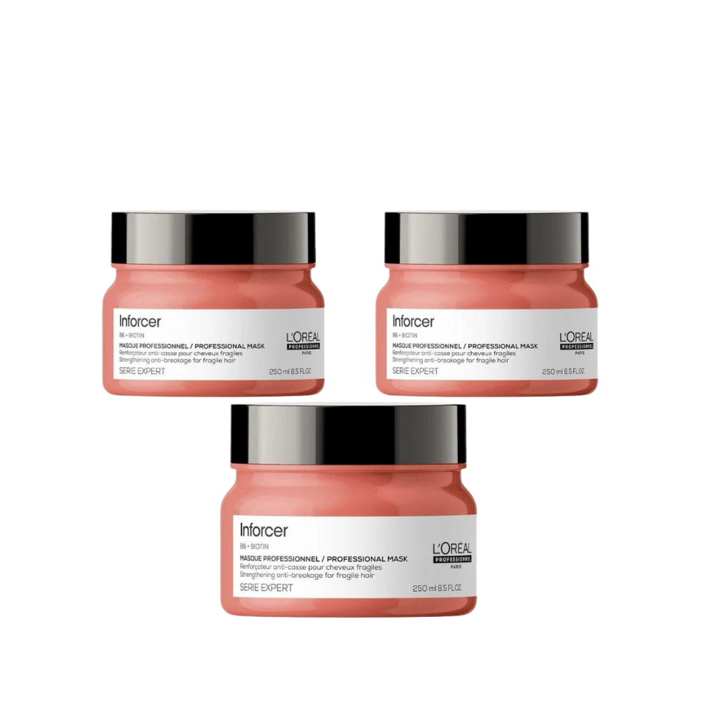 Loreal Professionnel Paris Serie Expert Inforcer Hair Mask 250 ml 3 Pack - By Baano