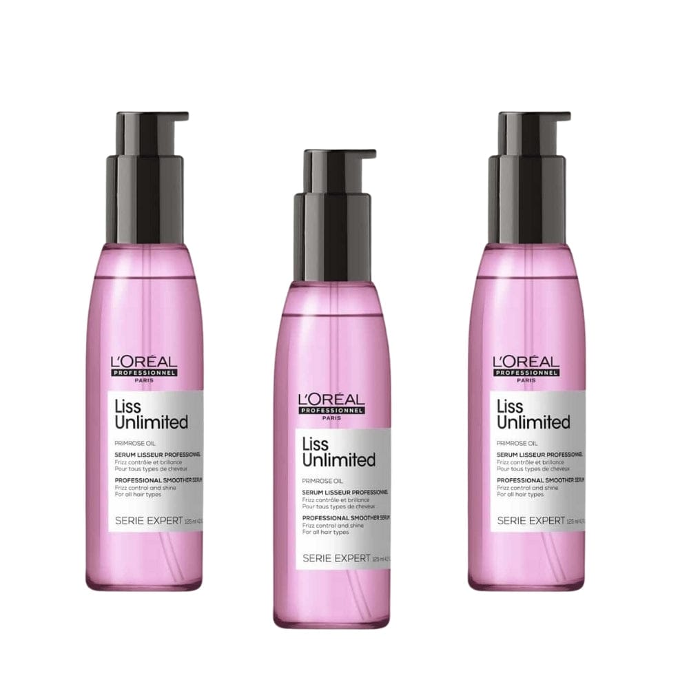 Loreal Professionnel Paris Serie Expert Liss Unlimited Hair Care Oil 125 ml 3 Pack - By Baano
