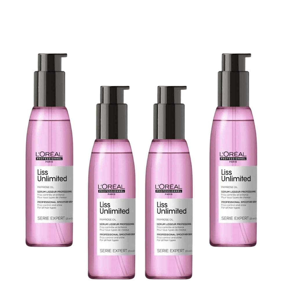 Loreal Professionnel Paris Serie Expert Liss Unlimited Hair Care Oil 125 ml 4 Pack - By Baano