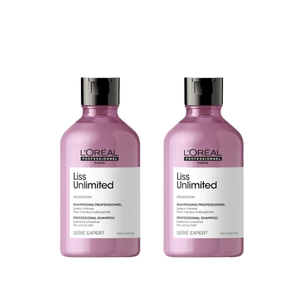 Loreal Professionnel Paris Serie Expert Liss Unlimited Shampoo 300 ml 2 Pack - By Baano