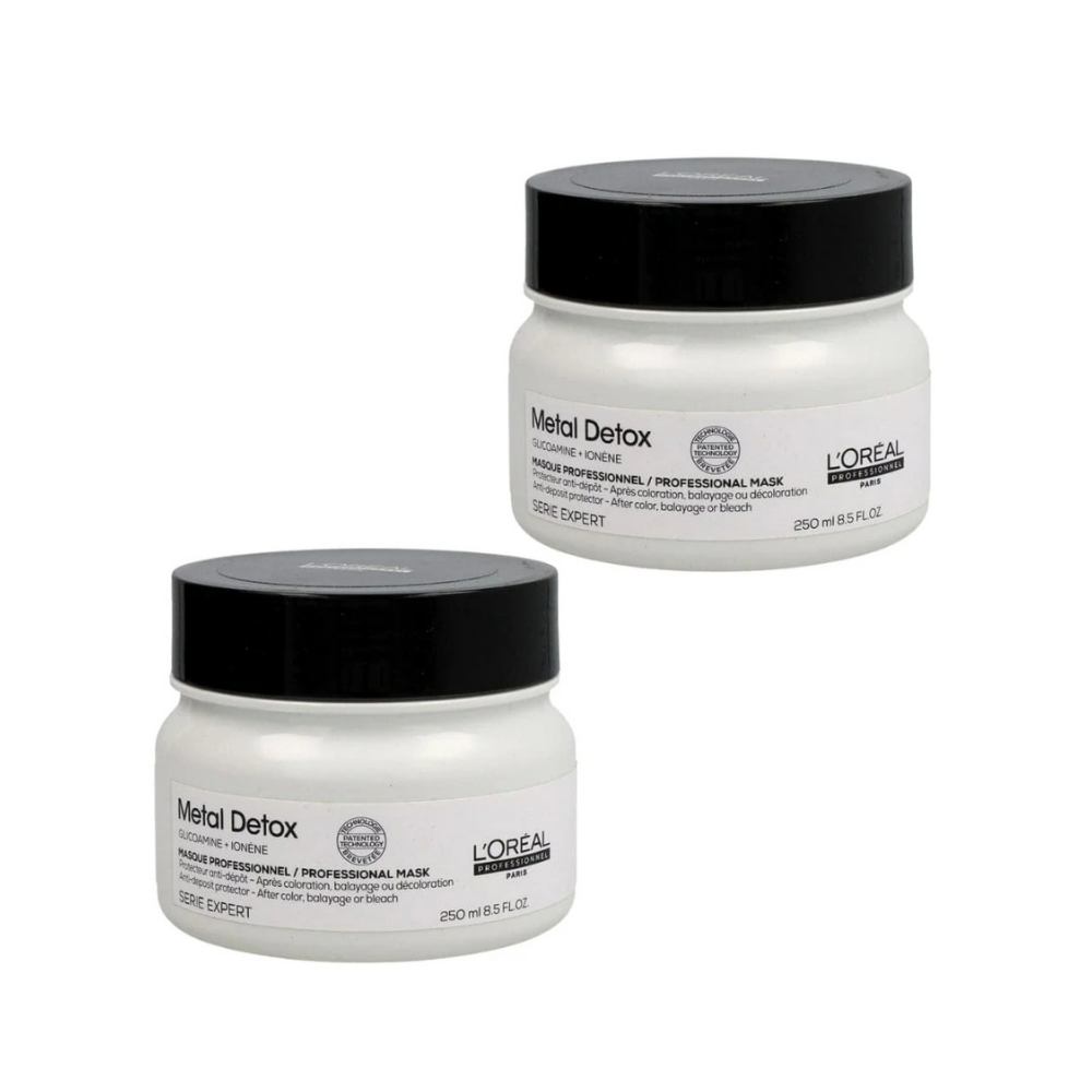 Loreal Professionnel Paris Serie Expert Metal Detox Anti Metal Protective Mask 250 ml 2 Pack Chivela