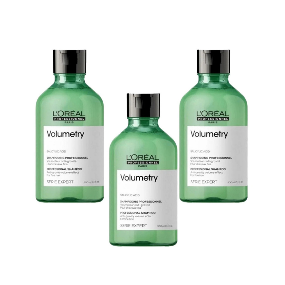 Loreal Professionnel Paris Serie Expert Volumetry Shampoo 300 ml 3 Pack - By Baano