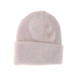 KIDS Soft Ribbed Leather Patch C.C. Beanie