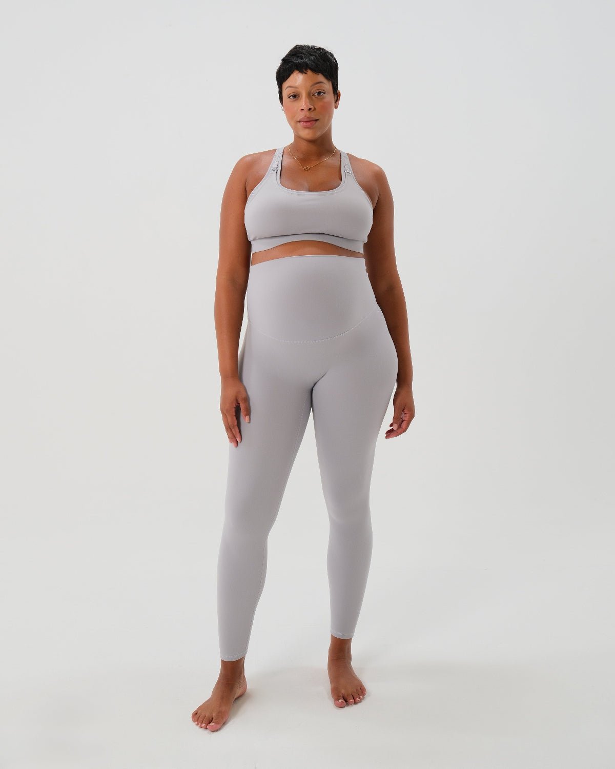 AXK CORE Curve Maternity Legging - Light Gray