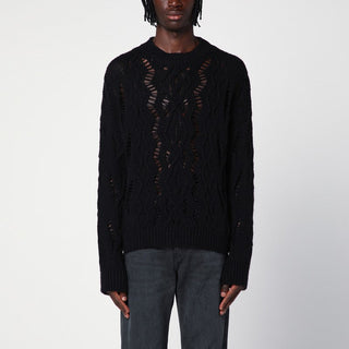 Cable Sonar Black Jumper - By Baano