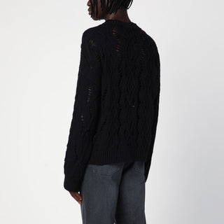 Cable Sonar Black Jumper - By Baano