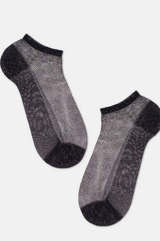Ankle Socks Conte Active - 277 Viscose With Openwork Weaving - By Baano