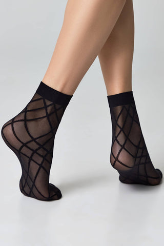 Socks Conte Fantasy - Lacing Imitation - By Baano