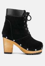 Maaya Handcrafted Collared Suede Boot