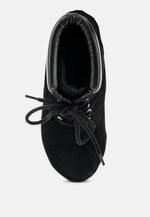 Maaya Handcrafted Collared Suede Boot