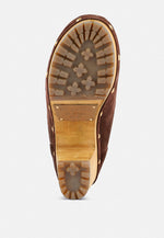 Maaya Handcrafted Collared Suede Boot