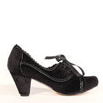 Madison Velvet Retro Heels