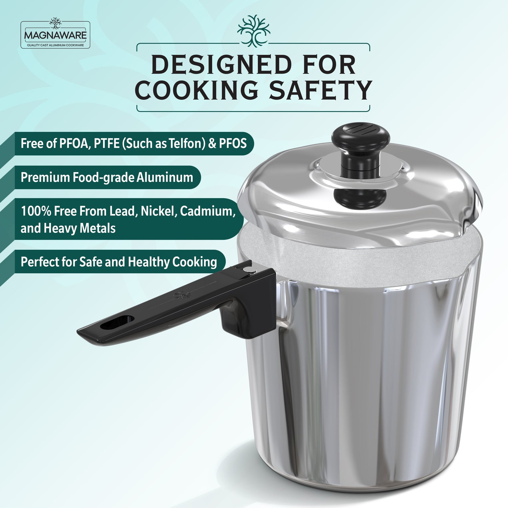 4 Quart Sauce Pan with Lid - By Baano