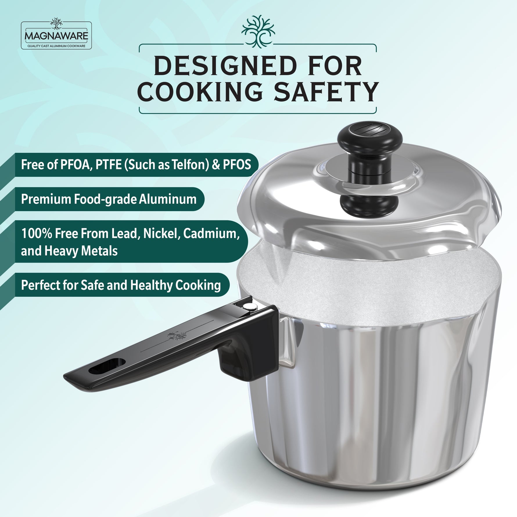 3 Quart Sauce Pan with Lid - By Baano