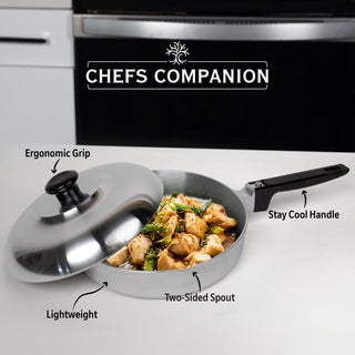 10 Inch Sauté Pan with Lid - By Baano