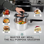 2 Quart Sauce Pan with Lid - By Baano