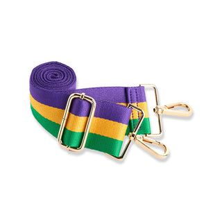 Deep Violet Matte HydroBag® with Mardi Gras Strap