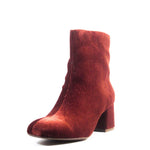 Marino Velvet Booties Chelsea Crew