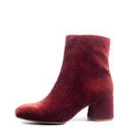 Marino Velvet Booties Chelsea Crew