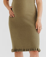 Louie Striped Knit Maternity & Nursing Dress