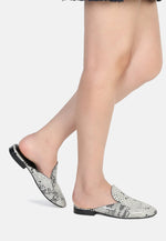 Marla Metallic Leather Mules