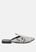 Marla Metallic Leather Mules