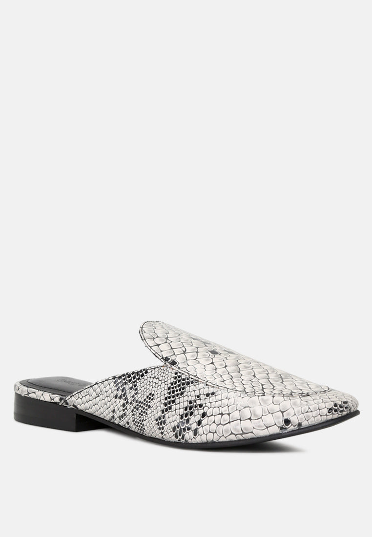 Marla Metallic Leather Mules