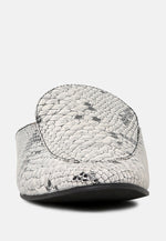 Marla Metallic Leather Mules