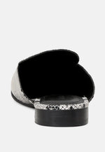 Marla Metallic Leather Mules