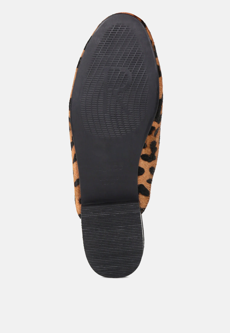 Marla Metallic Leather Mules