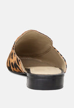 Marla Metallic Leather Mules