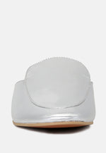 Marla Metallic Leather Mules
