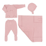 MELI | Baby Girls Pink Layette Set (4)