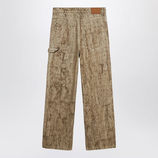 Denim Flock Carpenter Pants Camo - By Baano