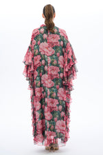 Caftan Dress with Floral Details - By Baano