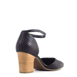 Miracle Woven Block Heeks Chelsea Crew