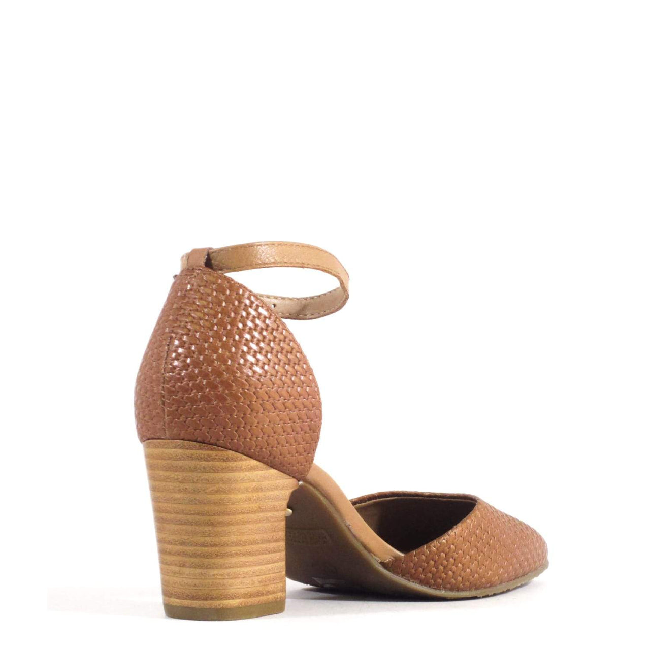 Miracle Woven Block Heeks Chelsea Crew