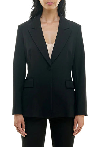 Nicole Miller Lace Blazer - Very Black - By Baano